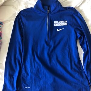 Los Angeles Dodgers Nike Dri-Fit Half Zip Size M